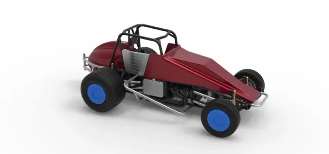 Vintage Dirt Silver Crown Car Scale 1:25 — Image 24 of 30
