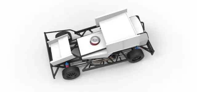 BriSCA Formula 1 Stock Car for Asphalt Scale 1:25 — Фото 4 из 31