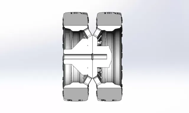 Diecast Rear semi wheel for pickup Version 12 Scale 1:25 — Фото 11 из 12
