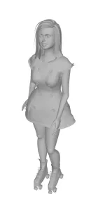 girl on roller skates