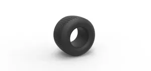 Diecast Dirt Sprint racing tire 2 Scale 1:25