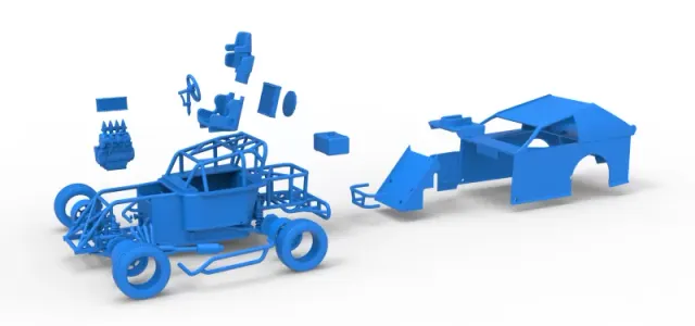 Mod Lite Race car Scale 1:25 — Image 28 of 30