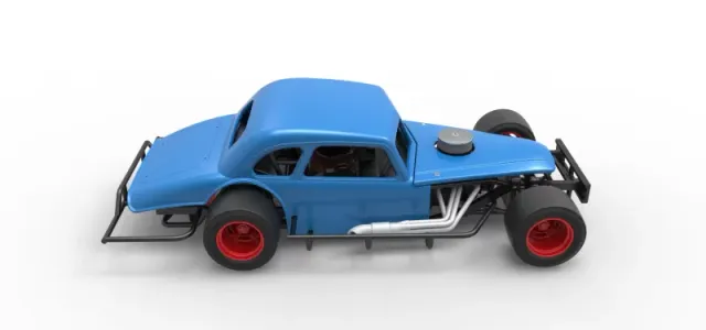 Vintage Asphalt Modified stock car V5 Scale 1:25 — Фото 21 из 26
