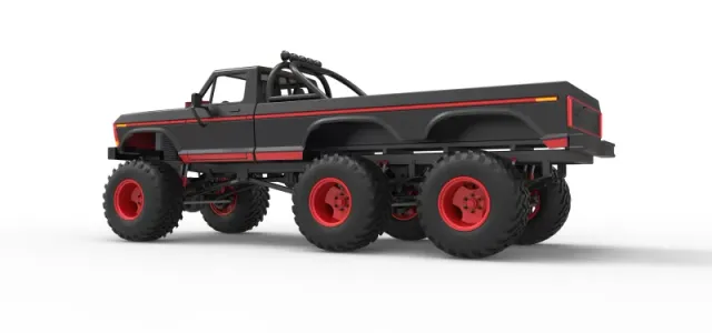 Diecast Monster Truck 6x6 concept Scale 1:25 — Фото 13 из 25