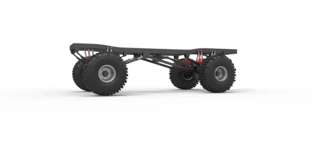 Chassis of Wheel Standing Mega Truck Scale 1:25 — Фото 3 из 23