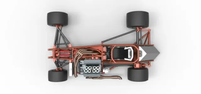Supermodified front engine race car Base Version 3 Scale 1:25 — Image 11 of 31