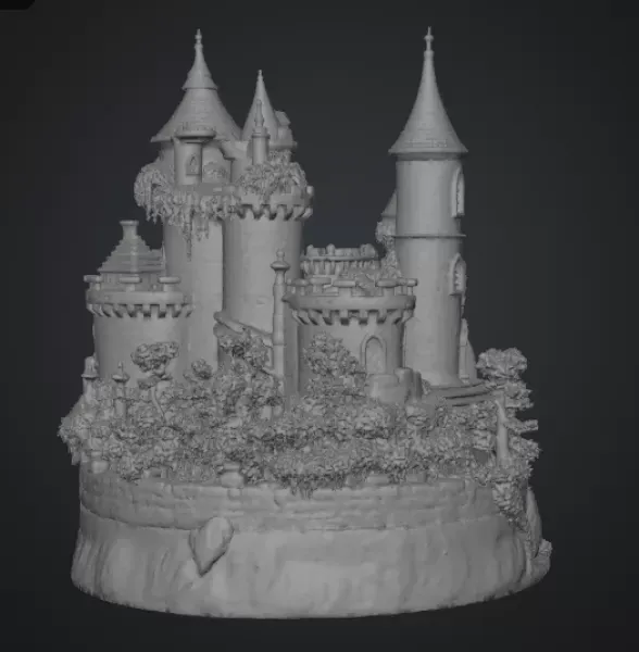 Lavender Bloom Castle STL File for 3D Print — Фото 15 из 15