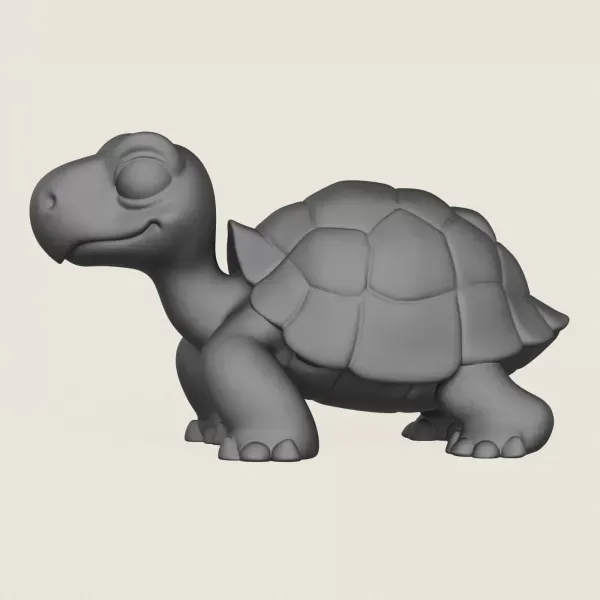 Turtle Toy Print Ready 3D Model — Image 3 of 5