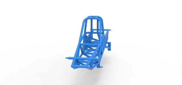Frame of Vintage Mud dragster Scale 1:25 — Фото 4 из 12