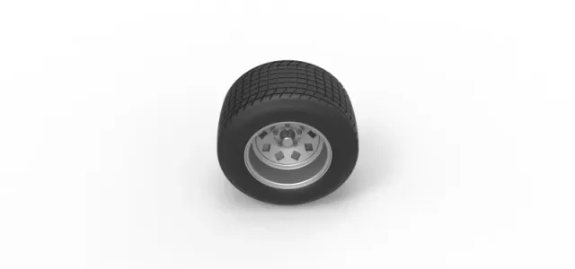 Wheel of Vintage Dirt race car V3 Scale 1:25 — Image 6 of 12