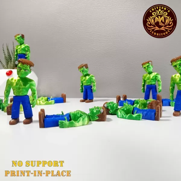 Flexi Mini Frankenstein | Halloween Special | No support | Print — Фото 4 из 4