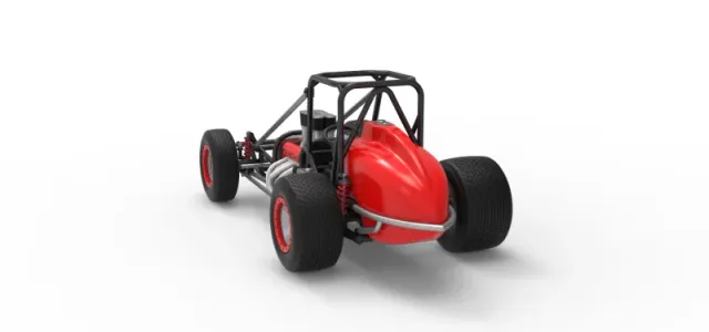 Dirt Silver Crown Champ car Base Scale 1:25 — Фото 14 из 30