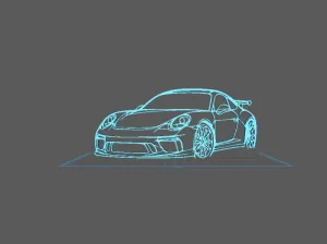 Porsche - 911 GT3 Wall Art