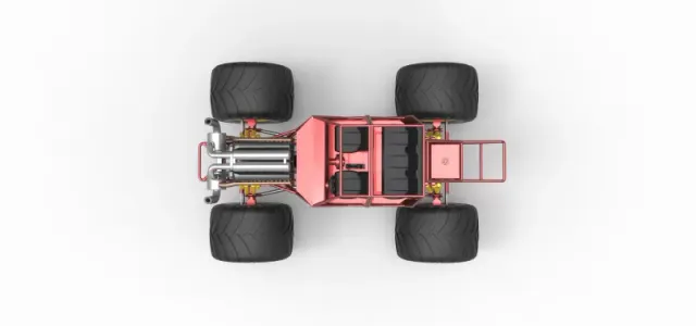 Monster truck base Version 3 Scale 1:25 — Image 11 of 26