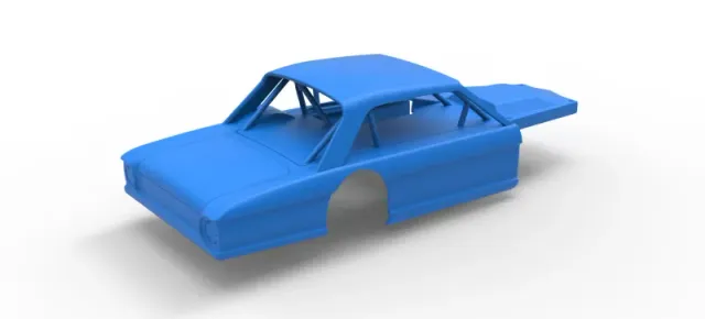 Shell of Vintage Asphalt Modified stock car V11 Scale 1:25 — Image 14 of 25