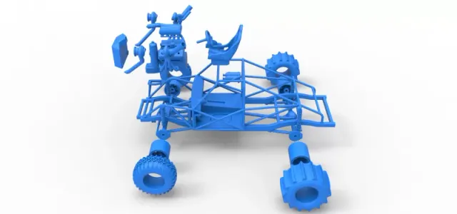 Uphill Sand Racing Dragster Base Version 3 Scale 1:25 — Фото 24 из 26