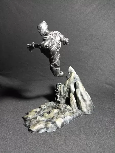 Black Panther Diorama Marvel Print Model 3D STL — Фото 3 из 9