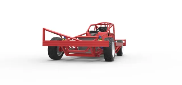 BriSCA Formula 1 Stock Car Base for Dirt Scale 1:25 — Фото 6 из 31
