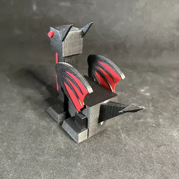 Low Poly Baby RoboDragon — Фото 3 из 10