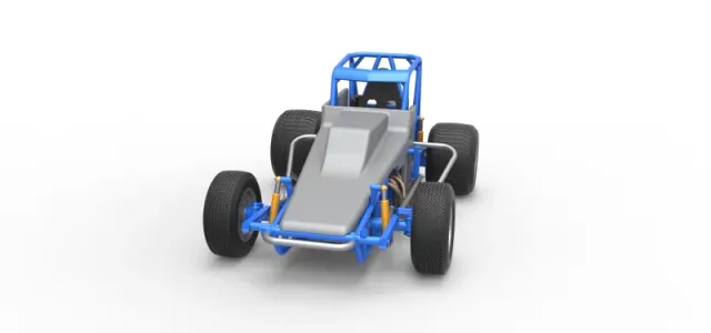 Vintage Sprint car Scale 1:25 — Фото 5 из 30