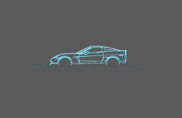 Chevrolet - Corvette C6 Z06 Wall Art — Image 2 of 3