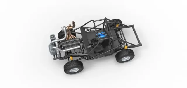 Uphill Sand Racing Dragster Base Scale 1:25 — Фото 4 из 29