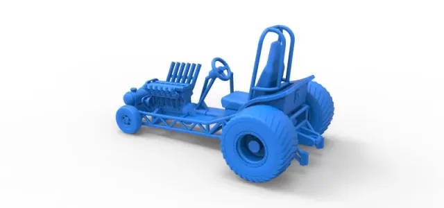 Diecast Mini Rod pulling tractor 9 Scale 1:25 — Image 21 of 31