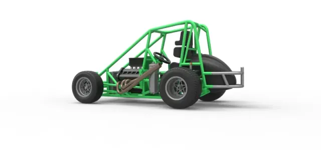 Midget car Base Scale 1:25 — Фото 13 из 30