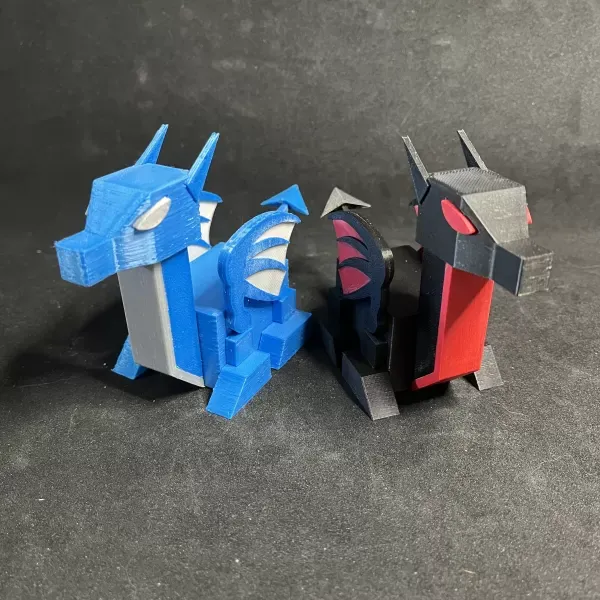 Low Poly Baby RoboDragon — Фото 5 из 10