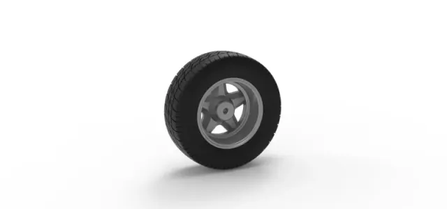 Front wheel of BriSCA Formula 2 Stock Car Scale 1:25 — Фото 9 из 12