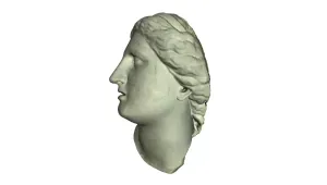 Detail from a Sculpture of Woman Face