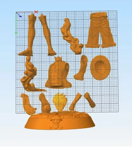 One Piece Monkey D Luffy 3D Printed Model — Image 4 of 7