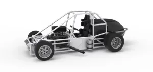 Experimental Pavement Silver Crown Car Base Version 3 Scale 1:25