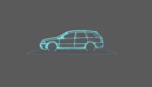 Audi - RS4 2000 Wall Art