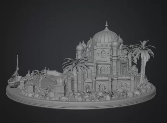 Azure Oasis Palace STL File for 3D Print — Фото 14 из 17