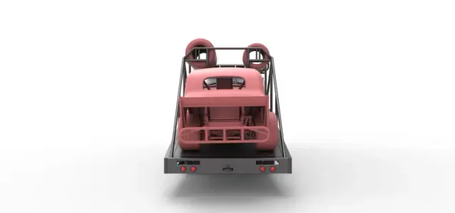 Vintage Transporter truck for Race car Version 8 Scale 1:25 — Фото 7 из 30