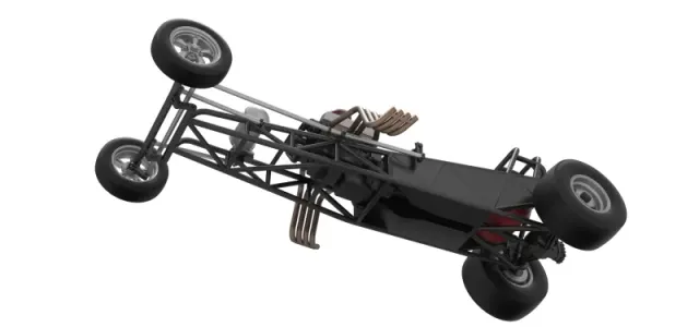 Vintage Front engine dragster Base Version 5 Scale 1:25 — Фото 3 из 19
