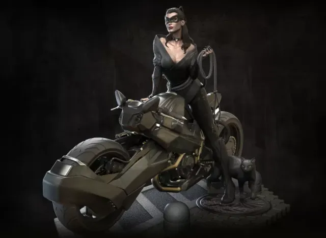 Gotham City Siren Motorcycle 3D Print Model — Image 3 of 3
