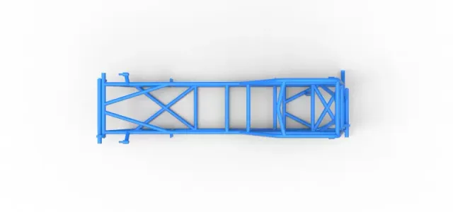 Frame of Vintage Dirt Modified stock car Version 2 Scale 1:25 — Image 8 of 17