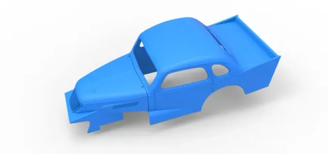 Shell of Vintage Dirt Modified stock car Scale 1:25 — Фото 3 из 21