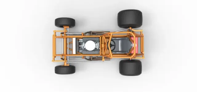 Vintage Sprint car Base Version 2 Scale 1:25 — Фото 11 из 30