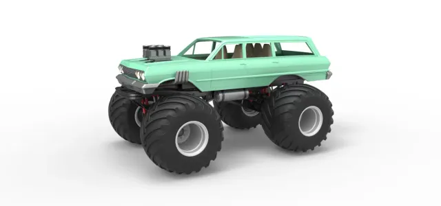 Vintage Monster Truck Scale 1:25 — Фото 21 из 21