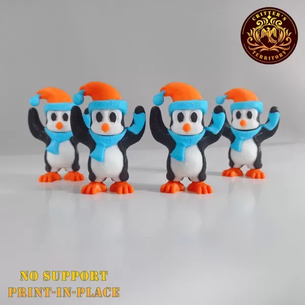 Flexi Mini Penguin | Christmas Special | No support | Print in P — Фото 5 из 7