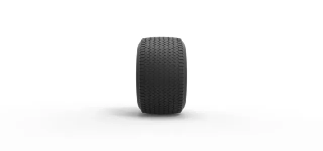Rear Wheel of Northeast Dirt Modified stock car Scale 1:25 — Image 4 of 12