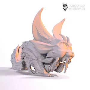 Mizutsune Monster Hunter Chibi Print 3D Model