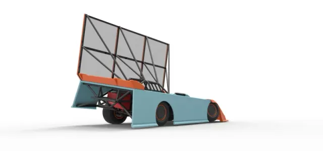Super Dirt Late model with side wing while turning Scale 1:25 — Image 19 of 31