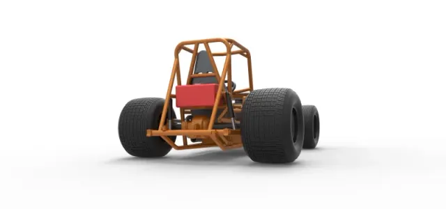 Vintage Sprint car Base Version 2 Scale 1:25 — Фото 19 из 30