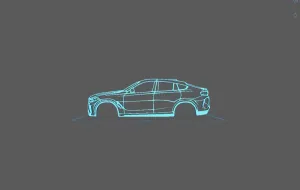 BMW - X6 M F96 2020 Wall Art