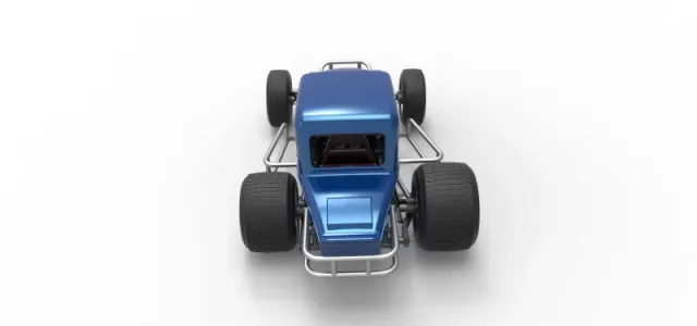 Vintage Sprint car Version 2 Scale 1:25 — Фото 17 из 31