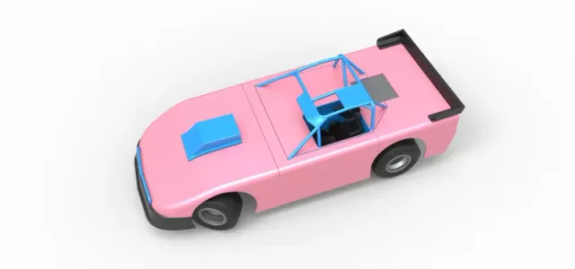 New Zealand Super Saloon race car while turning V2 Scale 1:25 — Фото 4 из 31